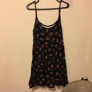 Brandy melville black floral jada dress